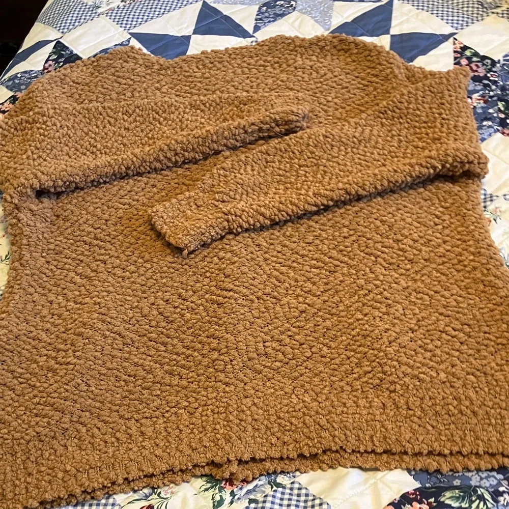 Zenana Outfitters Textured Tan Cardigan - Picture 6 of 6